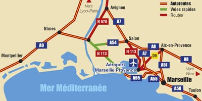 מפה של מרסיי המהיר